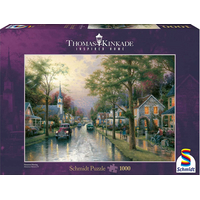 SCHMIDT Puzzle Ráno v rodnom mestečku 1000 dielikov