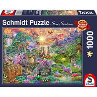 SCHMIDT Puzzle Začarované dračie kráľovstvo 1000 dielikov