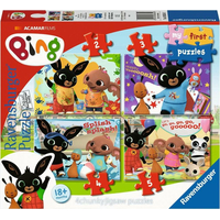 RAVENSBURGER Moje prvé puzzle Bing: Zábava s priateľmi 4v1 (2,3,4,5 dielikov)