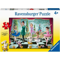 RAVENSBURGER Puzzle Baletná skúška 60 dielikov