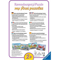 RAVENSBURGER Moje prvé puzzle Zásahové vozidlá 4v1 (2,4,6,8 dielikov)