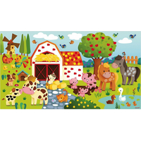 JANOD Plagát Farma s nálepkami Mini