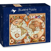 BLUEBIRD Puzzle Historická mapa 1000 dielikov