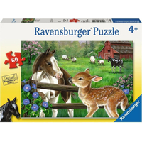 RAVENSBURGER Puzzle Žriebätko a koloušok 60 dielikov