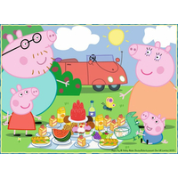 RAVENSBURGER Puzzle Prasiatko Peppa: Zábavné dni 4v1 (12,16,20,24 dielikov)