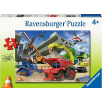 RAVENSBURGER Puzzle Stavebné vozidlá 60 dielikov