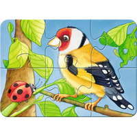 RAVENSBURGER Moje prvé puzzle Zvieratká v záhrade 4v1 (2,4,6,8 dielikov)