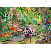 SCHMIDT Puzzle Divoká príroda: Zvieratá Ázie 1000 dielikov