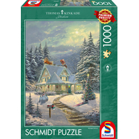 SCHMIDT Puzzle Na Štedrý deň 1000 dielikov