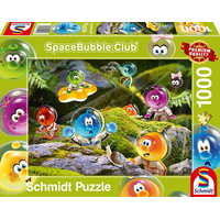 SCHMIDT Puzzle Spacebubble Club: Pristátie v machovom lese 1000 dielikov