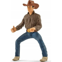 SCHLEICH Horse Club® 41418 Kovboj s lasom na koni a príslušenstvo