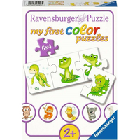 RAVENSBURGER Moje prvé puzzle Farebné zvieratká 6x4 dieliky