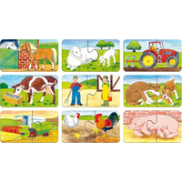 RAVENSBURGER Moje prvé puzzle Na statku 9x2 dieliky