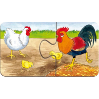 RAVENSBURGER Moje prvé puzzle Na statku 9x2 dieliky
