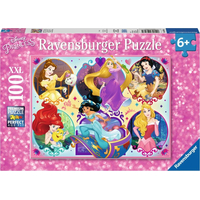 RAVENSBURGER Puzzle Disney princeznej: Buď silná, buď svoje XXL 100 dielikov