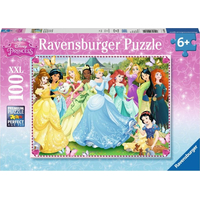 RAVENSBURGER Puzzle Disney princeznej: Čas zažiariť XXL 100 dielikov