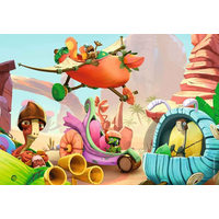 RAVENSBURGER Puzzle Gigantosaurus: Hor sa za dobrodružstvom 2x24 dielikov