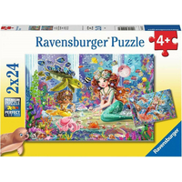 RAVENSBURGER Puzzle Morské panny 2x24 dielikov