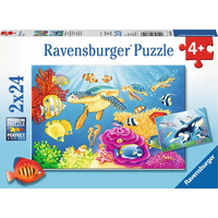RAVENSBURGER Puzzle Podmorská krása 2x24 dielikov