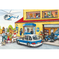 SCHMIDT Puzzle Polícia, hasiči, záchranári 3x24 dielikov