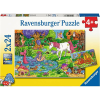 RAVENSBURGER Puzzle Kúzelný les 2x24 dielikov