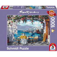 SCHMIDT Puzzle Stretnutie v Mykonos 1000 dielikov