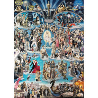 SCHMIDT Puzzle Hollywood - sieň slávy 3000 dielikov