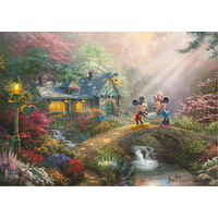 SCHMIDT Puzzle v plechovej krabičke Mickey & Minnie 500 dielikov
