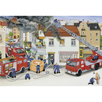 RAVENSBURGER Puzzle S hasičským zborom 2x24 dielikov