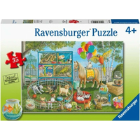 RAVENSBURGER Puzzle Zábava s domácimi zvieratkami 35 dielikov