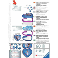 RAVENSBURGER 3D puzzle Srdce Ľadové kráľovstvo 2, 54 dielikov