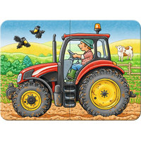 RAVENSBURGER Moje prvé puzzle Dopravné stroje 4v1 (2,4,6,8 dielikov)