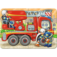 RAVENSBURGER Moje prvé puzzle Dopravné stroje 4v1 (2,4,6,8 dielikov)
