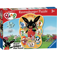 RAVENSBURGER Obrovské podlahové puzzle Bing 24 dielikov