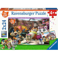 RAVENSBURGER Puzzle 44 mačiek 2x24 dielikov