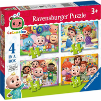 RAVENSBURGER Puzzle Cocomelon 4v1 (12, 16, 20, 24 dielikov)