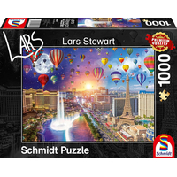 SCHMIDT Puzzle Deň a noc: Las Vegas 1000 dielikov