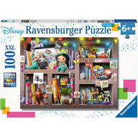 RAVENSBURGER Puzzle Knižnica Disney rozprávok XXL 100 dielikov