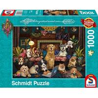SCHMIDT Puzzle Pozoruhodný večer v salóniku 1000 dielikov