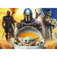 RAVENSBURGER Puzzle Star Wars: Mandalorian 4x100 dielikov