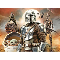 RAVENSBURGER Puzzle Star Wars: Mandalorian 4x100 dielikov