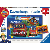 RAVENSBURGER Puzzle Požiarnik Sam: Výjazd 2x24 dielikov