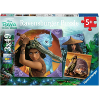 RAVENSBURGER Puzzle Raya a drak 3x49 dielikov