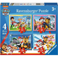RAVENSBURGER Puzzle Tlapková patrola 4v1 (12, 16, 20, 24 dielikov)