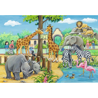 RAVENSBURGER Puzzle Vitajte v Zoo 2x24 dielikov