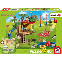 SCHMIDT Puzzle Schleich Šťastní psíci 40 dielikov + figúrka Schleich