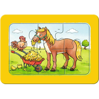 RAVENSBURGER Moje prvé puzzle Zvierací kamaráti 3x6 dielikov