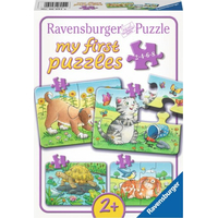 RAVENSBURGER Moje prvé puzzle Zvieratá 4v1 (2,4,6,8 dielikov)