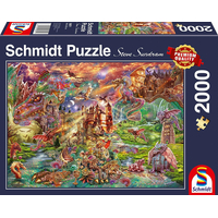 SCHMIDT Puzzle Dračí poklad 2000 dielikov