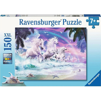 RAVENSBURGER Puzzle Jednorožce na pláži XXL 150 dielikov